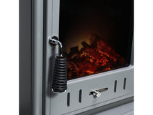Load image into Gallery viewer, Adam Aviemore Electric Fire Stove Grey Enamel
