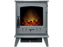 Load image into Gallery viewer, Adam Aviemore Electric Stove in Grey Enamel
