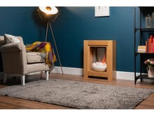 Load image into Gallery viewer, Adam Monet Fireplace Suite Oak + Electric Fire, 23&quot;
