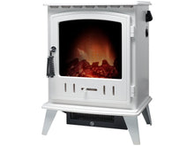 Load image into Gallery viewer, Adam Aviemore Electric Fire Stove Pure White Enamel

