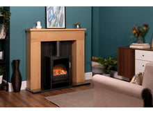 Load image into Gallery viewer, Adam Innsbruck Stove Suite Oak + Keston Electric Stove, 48&quot;
