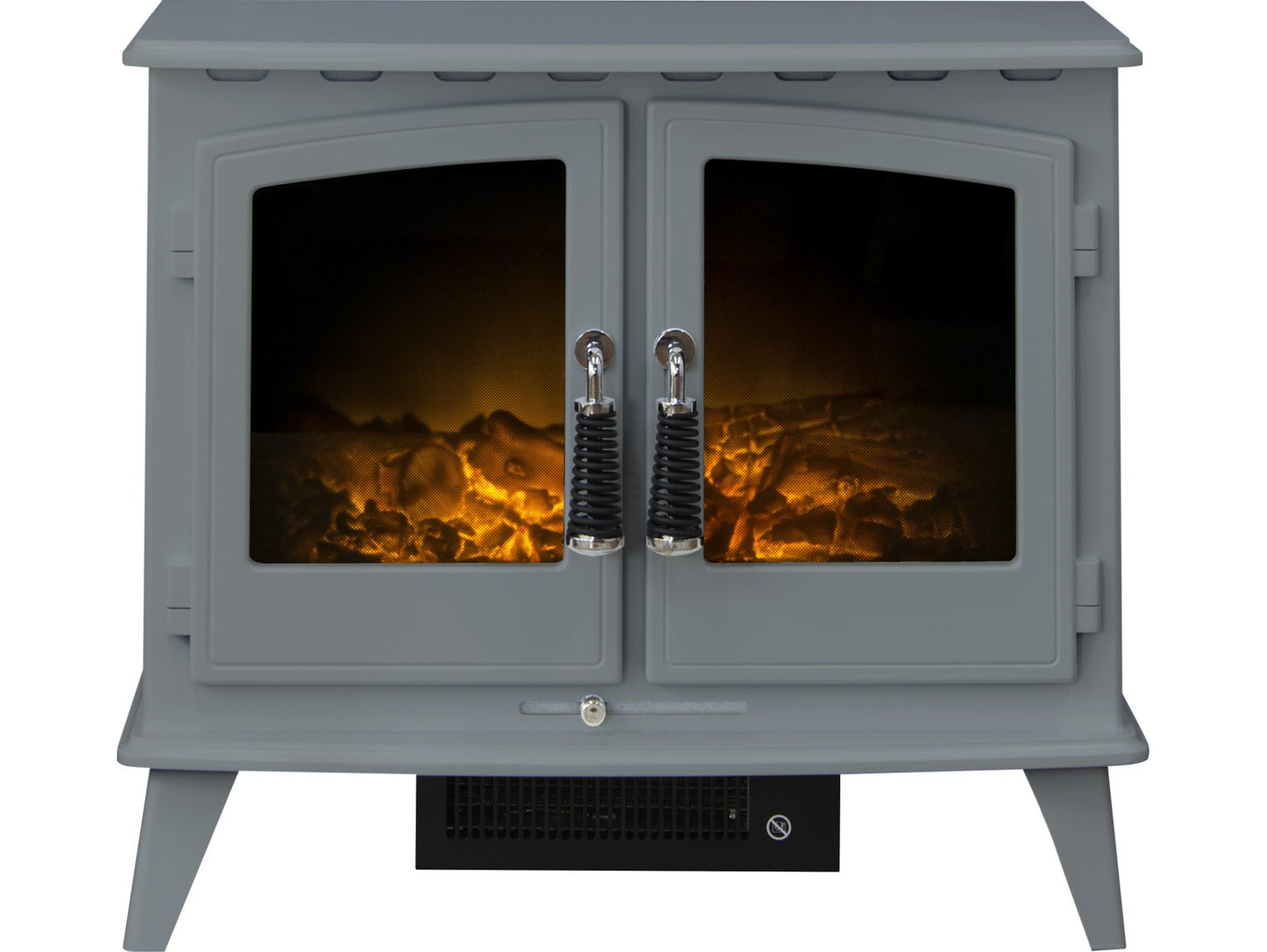 Adam Woodhouse Electric Stove in Grey