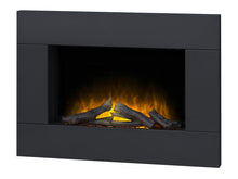 Load image into Gallery viewer, Adam Carina Electric Wall Mounted Fire + Logs &amp; Remote Control Black, 32&quot;
