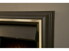 Load image into Gallery viewer, Adam York Freestanding Electric Fire Brushed Steel
