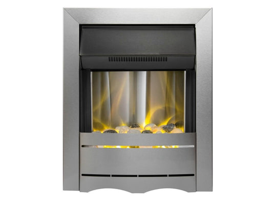 Nevada Electric Fire in Brushed Steel