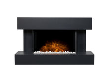 Load image into Gallery viewer, Adam Manola Charcoal Grey Wall Mounted Electric Fire Suite
