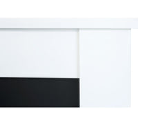 Load image into Gallery viewer, Adam Solus Fireplace Black and Pure White, 39&quot;
