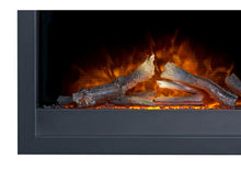 Load image into Gallery viewer, Adam Toronto Electric Wall Inset Fire + Logs &amp; Remote Control Black
