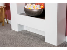 Load image into Gallery viewer, Adam Cubist White Electric Fireplace Suite 36&quot;
