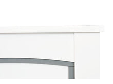 Load image into Gallery viewer, Adam Chilton Fireplace Pure White and Grey, 39&quot;
