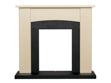 Load image into Gallery viewer, Adam Holden Fireplace in Cream &amp; Black, 39 Inch
