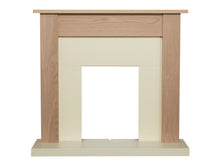 Load image into Gallery viewer, Adam Southwold Fireplace in Oak &amp; Cream, 43 inch

