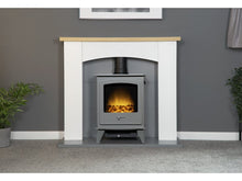 Load image into Gallery viewer, Adam Dorset Electric Stove Grey
