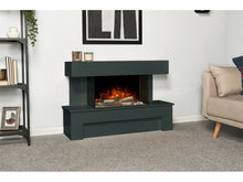 Load image into Gallery viewer, Adam Havana Charcoal Grey Fireplace Suite Remote Control 43 Inch
