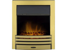 Load image into Gallery viewer, Adam Eclipse Electric Fire Brass with Remote Control

