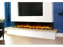 Load image into Gallery viewer, Adam Sahara 2000 Electric Inset Media Wall Panoramic Fire 81 Inch
