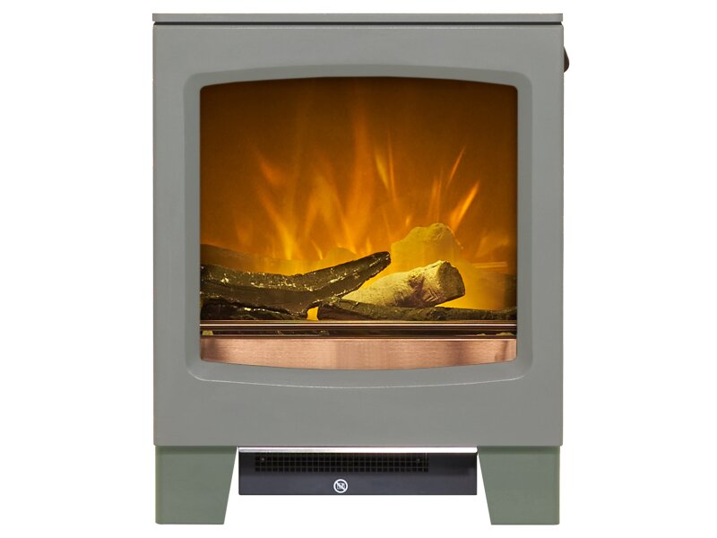 Acantha Lunar Electric Stove in Grey