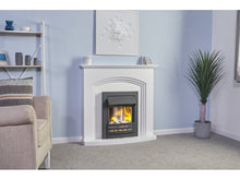 Load image into Gallery viewer, Adam Truro Fireplace Suite Pure White + Helios Electric Fire Black,  41&quot;
