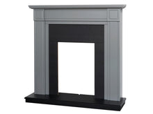 Load image into Gallery viewer, Adam Georgian Grey and Black,  Fireplace 39&quot;
