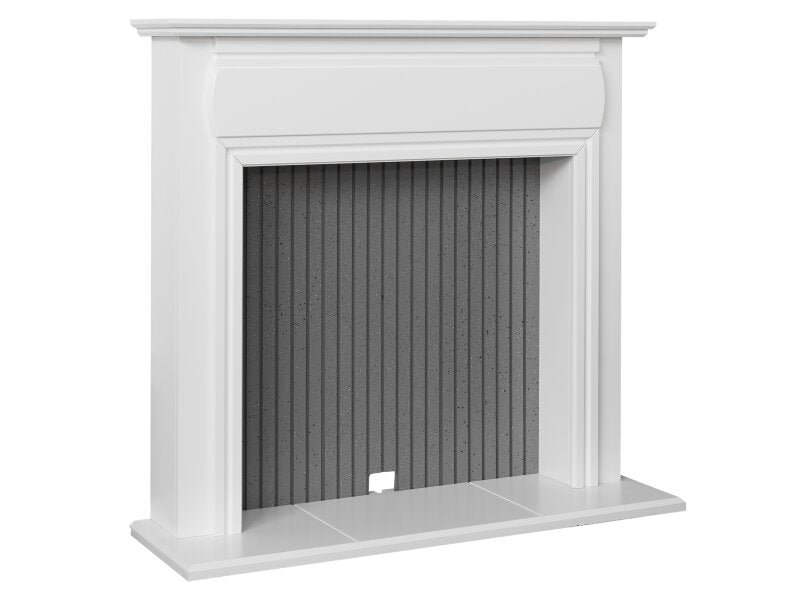 Adam Florence Stove Fireplace Pure White, 48