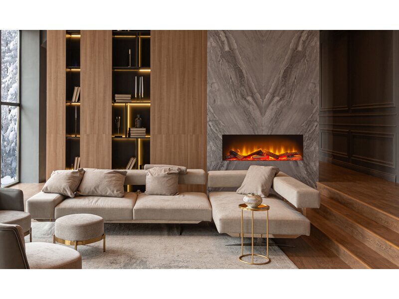Acantha Aspire 100 Fully Inset Media Wall Electric Fire
