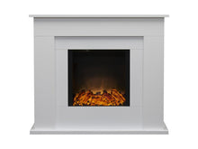 Load image into Gallery viewer, Adam Idaho Electric Fireplace Suite in White, 32 Inch
