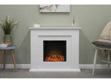 Load image into Gallery viewer, Adam Idaho Electric Fireplace Suite in White, 32 Inch
