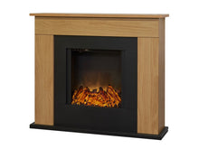 Load image into Gallery viewer, Adam Idaho Electric Fireplace Suite in Oak &amp; Black, 32 Inch
