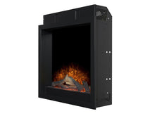 Load image into Gallery viewer, Acantha Ontario Electric Large Inset Fire with Logs &amp; Remote Control in Black
