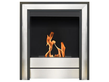 Acantha Argo Bio Ethanol Fire in Brushed Steel