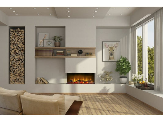Acantha Aspire 75 Panoramic Media Wall Electric fire