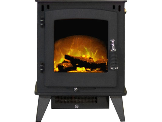 Acantha Echo Electric Stove in Charcoal Grey