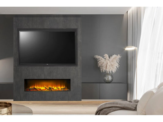 Acantha Nexus Pre-Built Fully Inset Media Wall with TV Recess