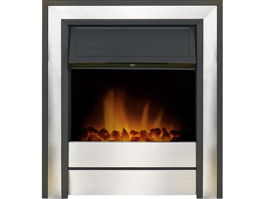 Acantha Argo Electric Fire in Brushed Steel