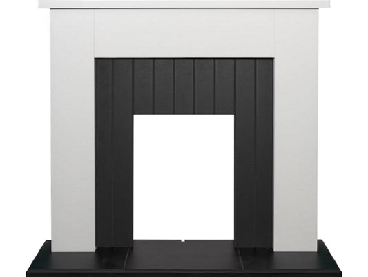 Adam Chessington Fireplace in Pure White, 48 Inch
