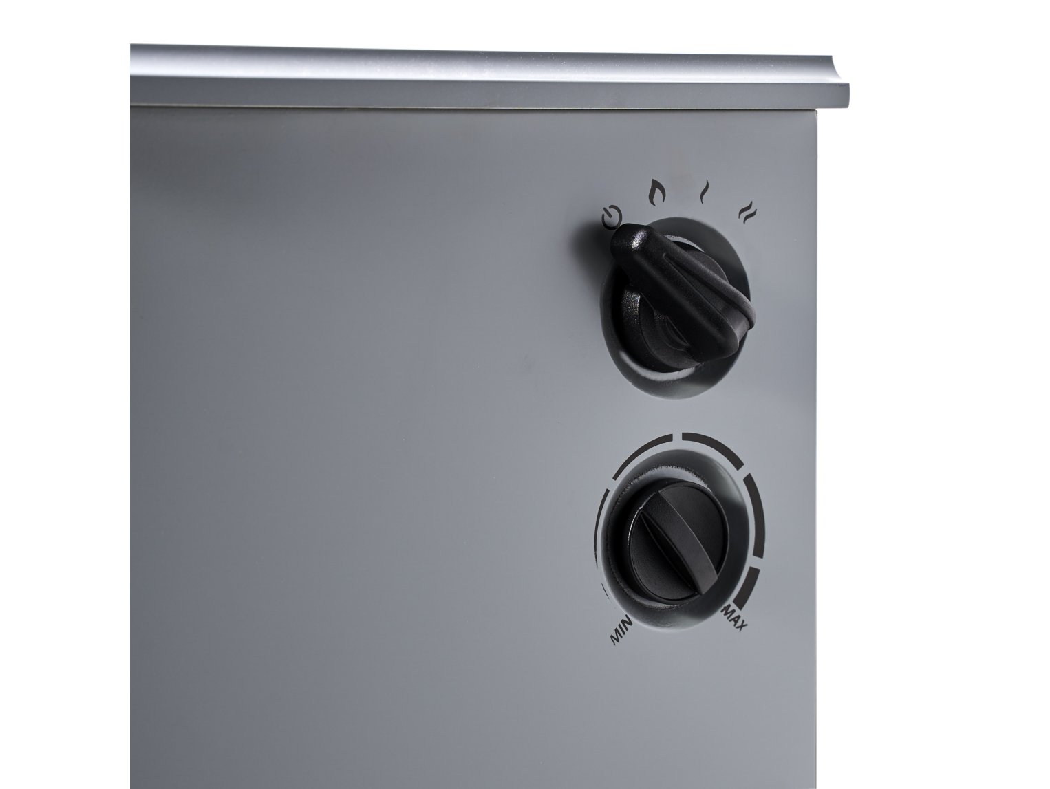 Adam Aviemore Electric Fire Stove Grey Enamel