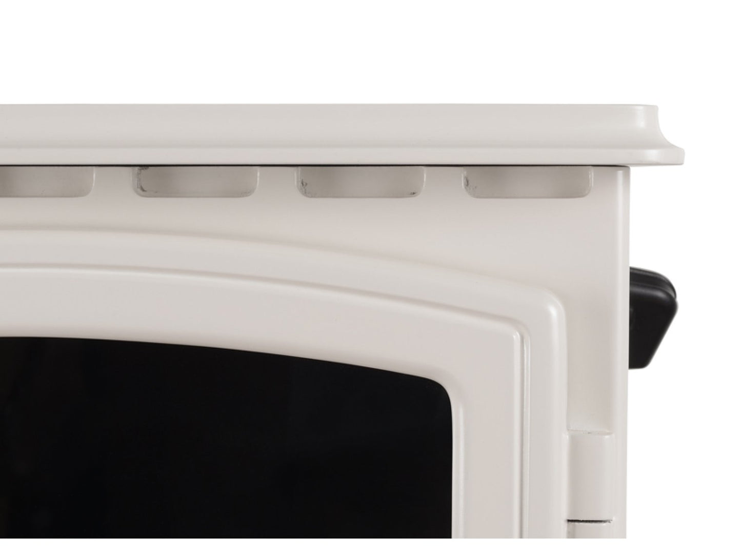 Adam Aviemore Electric Stove Cream Enamel + Angled Stove Pipe