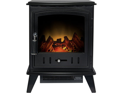 Adam Aviemore Electric Stove in Black