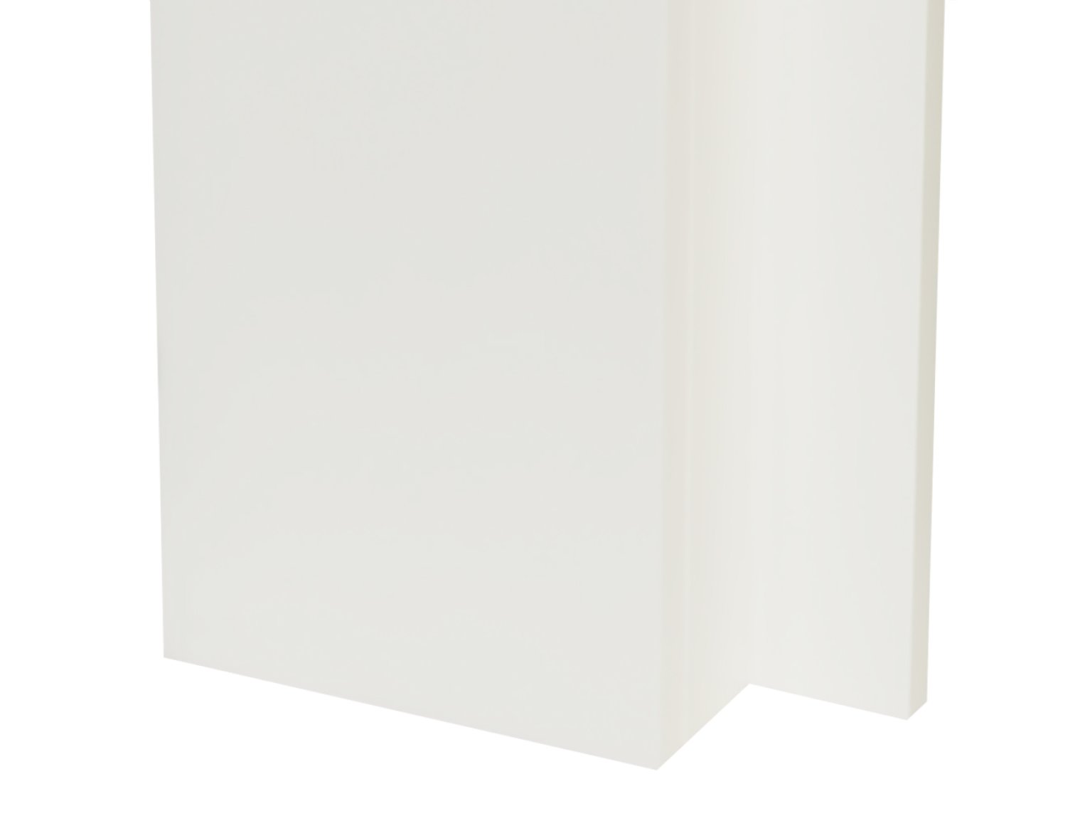 Adam Beaumont Mantelpiece Pure White + Downlights, 50"
