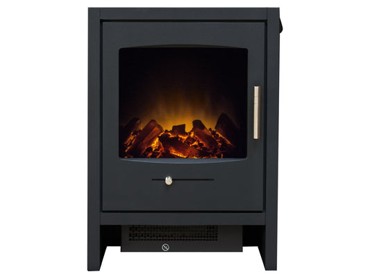 Adam Bergen Electric Stove in Charcoal Grey