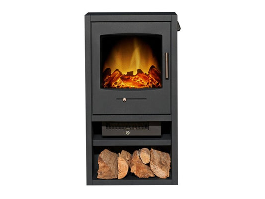 Adam Bergen XL Electric Stove in Charcoal Grey