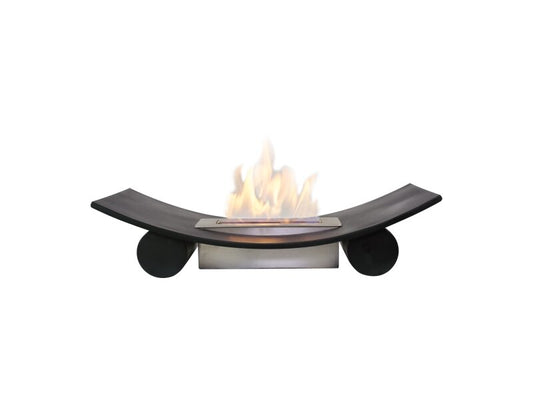 Adam Calda Freestanding Bio Ethanol Fire in Black