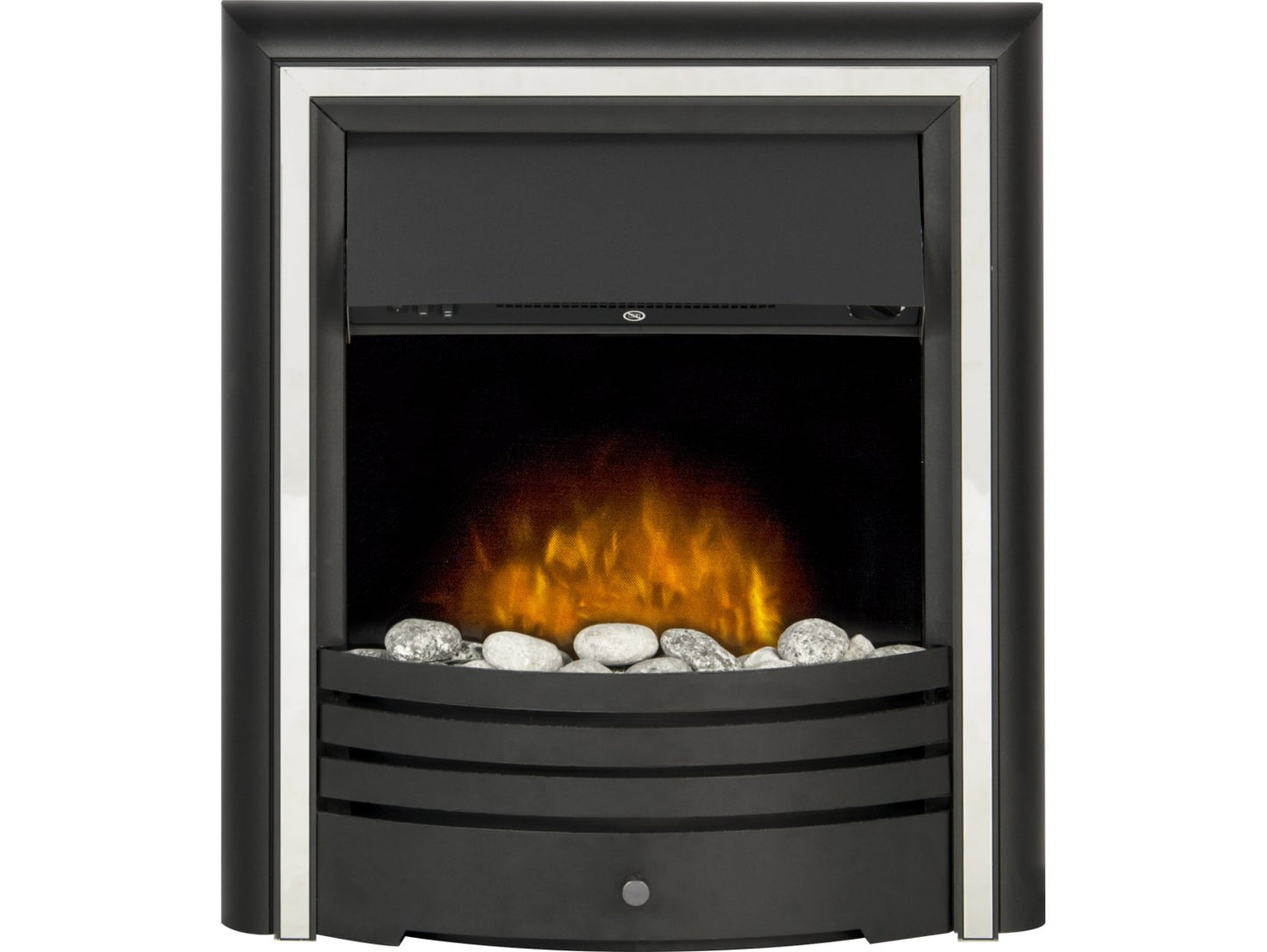 Adam Cambridge 6-in-1 Electric Fire in Black