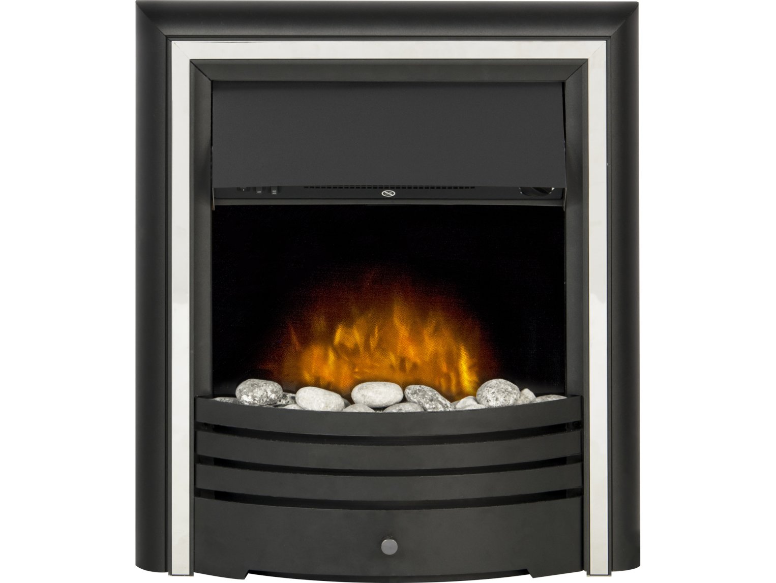 Adam Cambridge 6-in-1 Electric Fire in Black