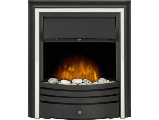 Adam Cambridge 6-in-1 Electric Fire in Black