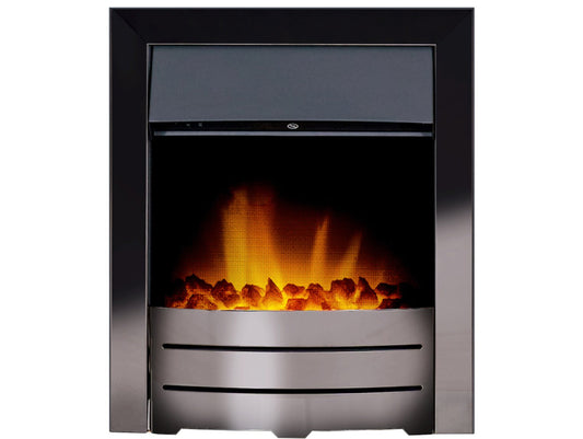 Adam Colorado Electric Inset Fire in Black Nickel