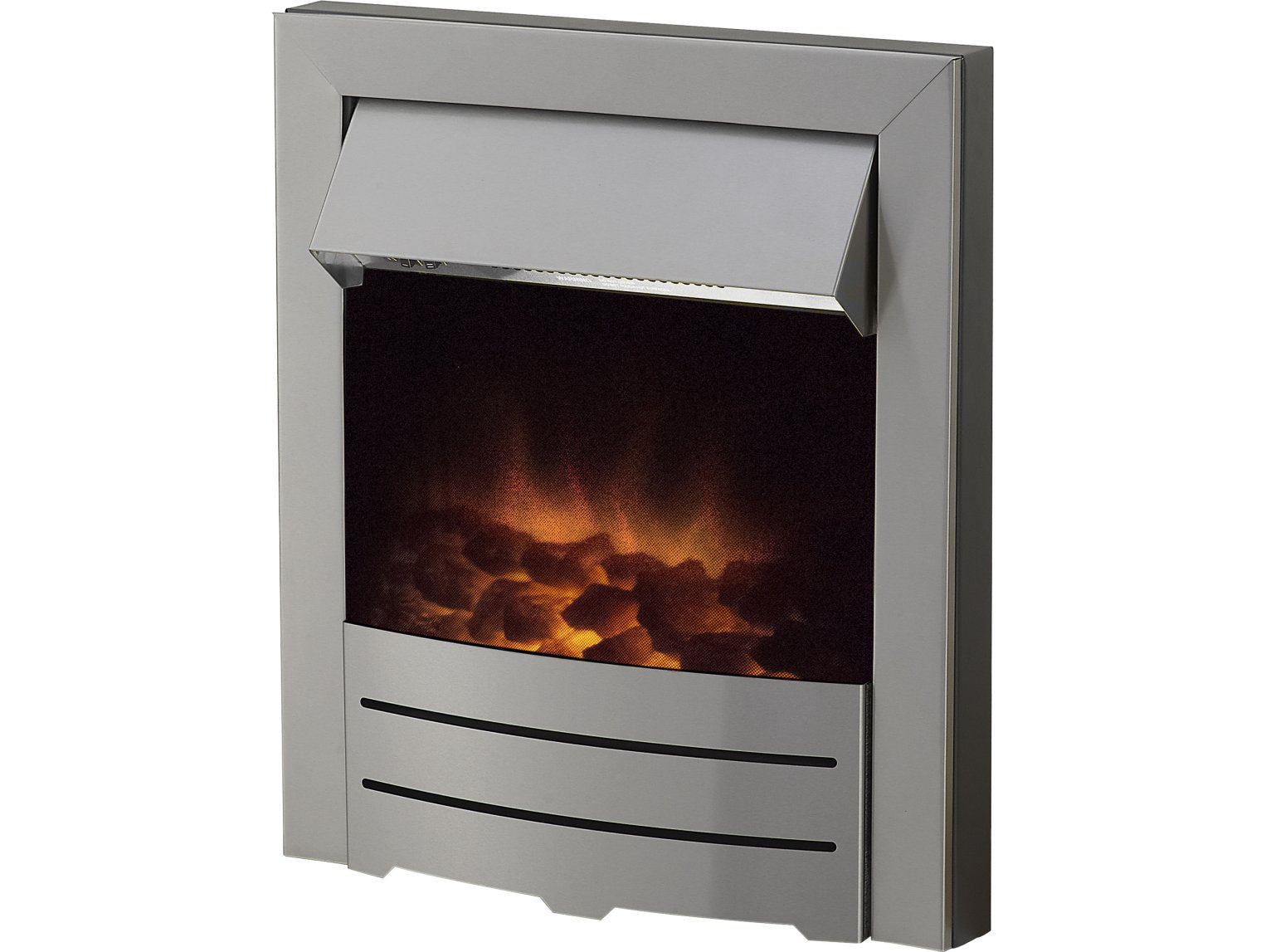 Adam Colorado Electric Inset Fire Brushed Steel