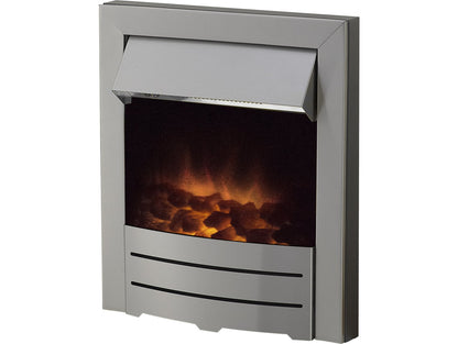 Adam Colorado Electric Inset Fire Brushed Steel