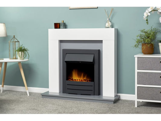 Adam Colorado Electric Inset Fire Charcoal Black