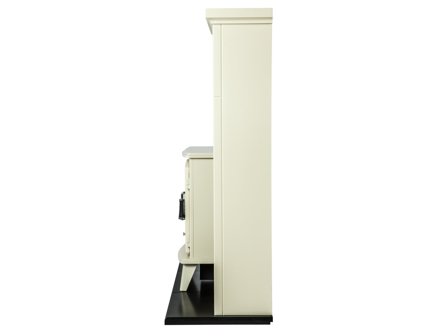 Adam Derwent Stove Suite Cream + Aviemore Electric Stove Cream Enamel, 48"